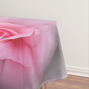 Pink rose petals tablecloth