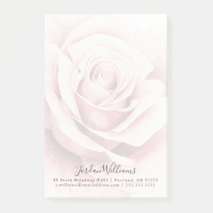 Pink Rose Post-it Notes
