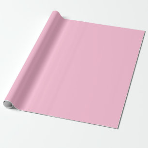 Pink Rose Soft Pale White Pastel Solid Colour Wrapping Paper