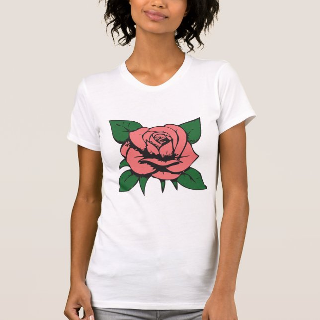 Pink Rose T-Shirt (Front)