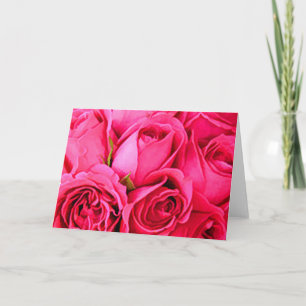 Pink Rose Thank You Notes