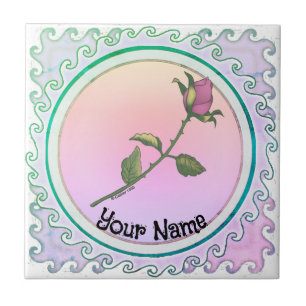 Pink Rose Tile