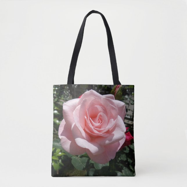 Pink Rose Tote Bag (Front)