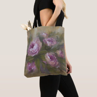 Pink Rose Tote Bag