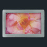 Pink Rose w/ Dew Drops Black Background Belt Buckle<br><div class="desc">Pink Rose with raindrops Black Background Bring the beauty of nature to any special occasions with this popular Pink Rose, Perfect for weddings engagements, bridal parties, birthdays, anniversaries, garden parties Add text on Products. Everything is fully customizable. To add/change the text, including changes to the font, font colour, font size,...</div>