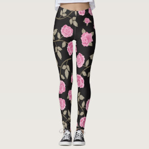 Pink Rose Women's Leggings