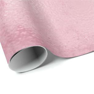 Pink RosePastel Candy Molten Marble Glass Abstract Wrapping Paper