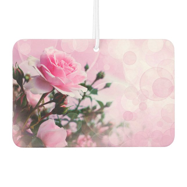 Pink Roses Air Freshener (Front)