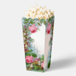 PINK ROSES AND JASMINES Birthday Party Favor Box