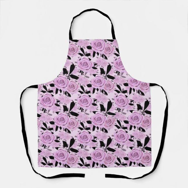  Pink roses   Apron (Front)