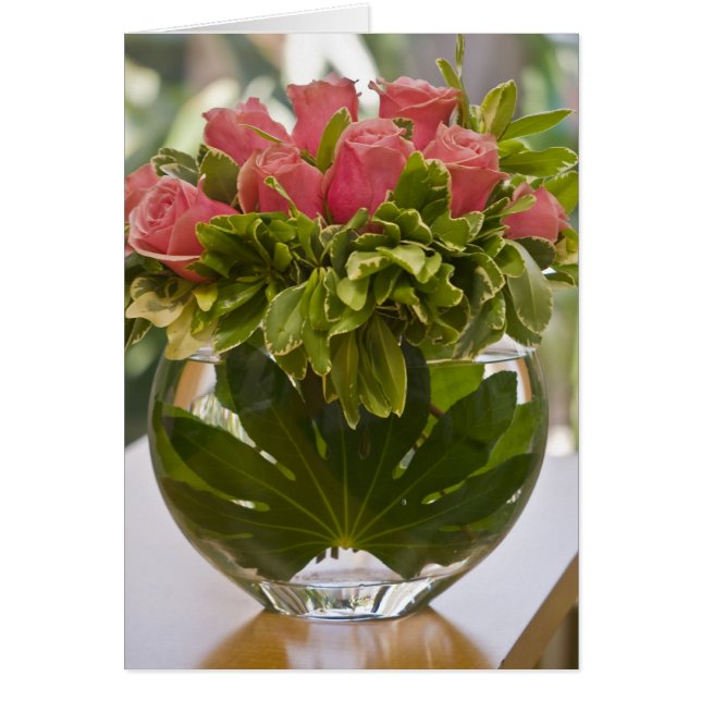 Pink Roses Arrangement (Front)