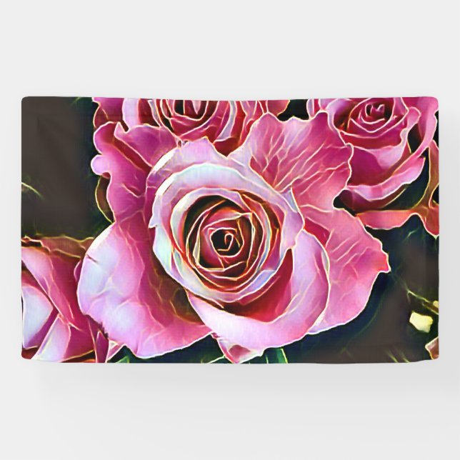 PINK ROSES BANNER (Horizontal)