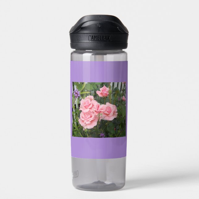Pink Roses Camelback Water Bottle (Back)