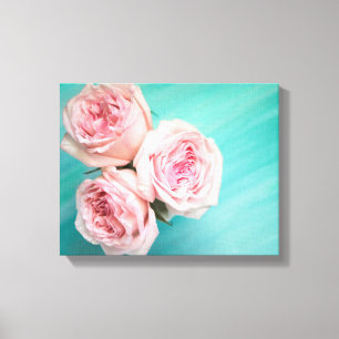 Pink Roses Canvas Print