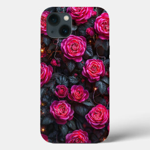 Pink roses iPhone 13 case