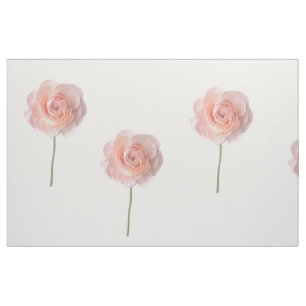 Pink Roses Combed Cotton Fabric