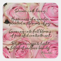 Pink Roses Dream Poem