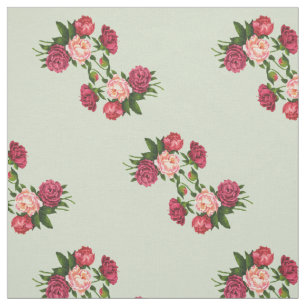 Pink Roses Fabric