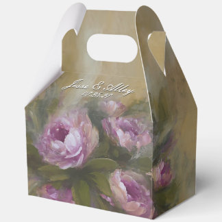 Pink Roses Favor Box