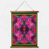 Pink Roses Floral Abstract Art