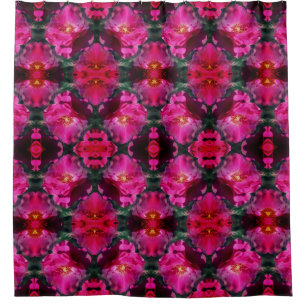 Pink Roses Floral Abstract Pattern