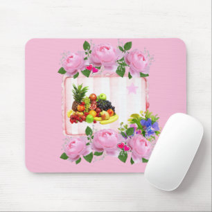 Pink Roses Floral Mouse Pad! Mouse Pad