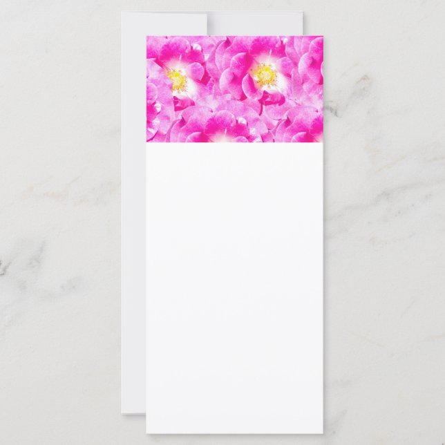 Pink roses floral pattern (Front)