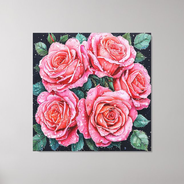 🌸 Pink Roses For Home Decor 🌸 (Front)