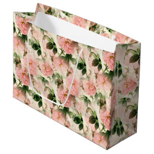 Pink Roses Gift Bag