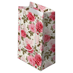 Pink Roses Gift Bag