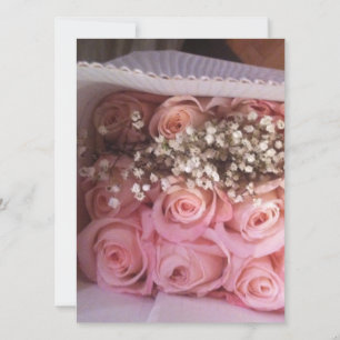 Pink Roses Invite