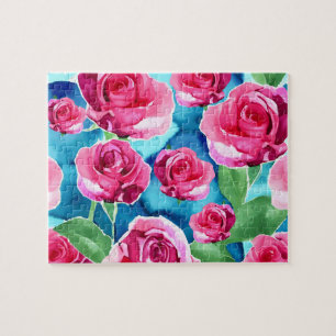 Pink Roses Jigsaw Puzzle