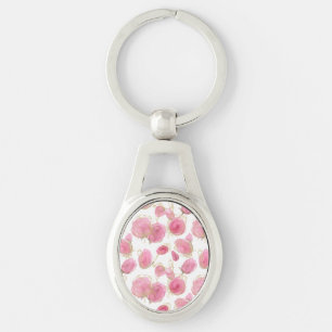 Pink roses keychain