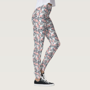 Pink Roses Leggings