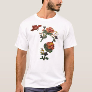 Pink Roses Men's Basic T-Shirt