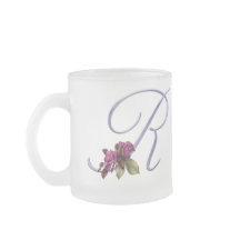 Pink Roses Monogram R