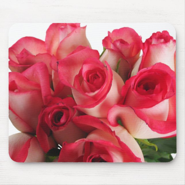 Pink Roses Mouse Pad (Front)
