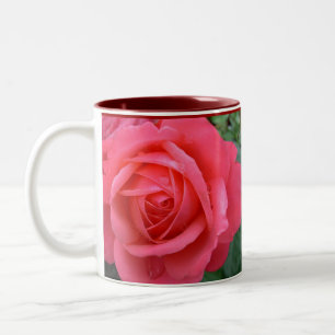 Pink Roses Mug Coffee Cup Beautiful Rose Decor