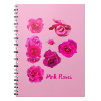 Pink Roses Notebook
