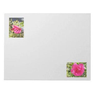 Pink Roses Notepad