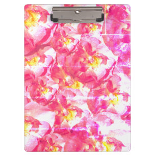 Pink Roses Photo Clipboard