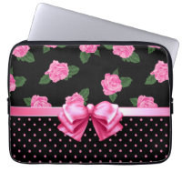 Pink Roses & Polka Dots