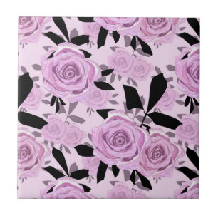  Pink roses  Tile