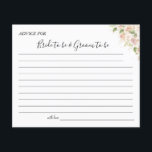 Pink Roses Wedding Advice card shower Flyer<br><div class="desc">Add your information and for further customization,  click the link "click to customize further".
~ Check collection for matching games,  invitation,  signs,  and more ~</div>