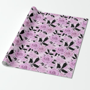  Pink roses   Wrapping Paper