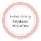 Pink rosette handmade custom label party favour