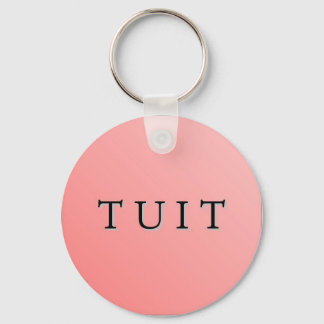 Pink Round Tuit Keychain