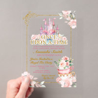 Pink Royal Castle Princess Tea Party 4th Birthday