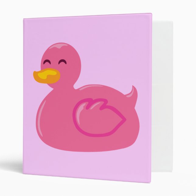 Pink Rubber Ducky Binder (Front/Inside)