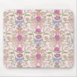 Pink Rustic Bows and Blossoms Mouse Pad<br><div class="desc">Boho and rustic mousepad featuring hand drawn illustration of bows and flowers in pink and purple colours.</div>